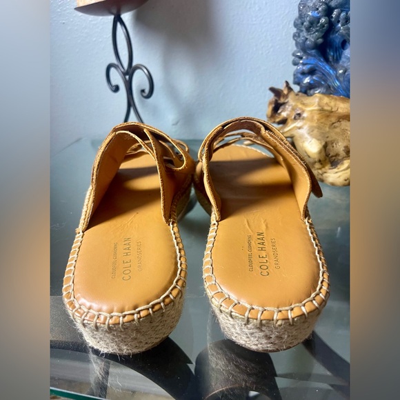 Cole Haan womens Cloudfeel Espadrille Slide Espadrille Wedge Sandal - Picture 11 of 14